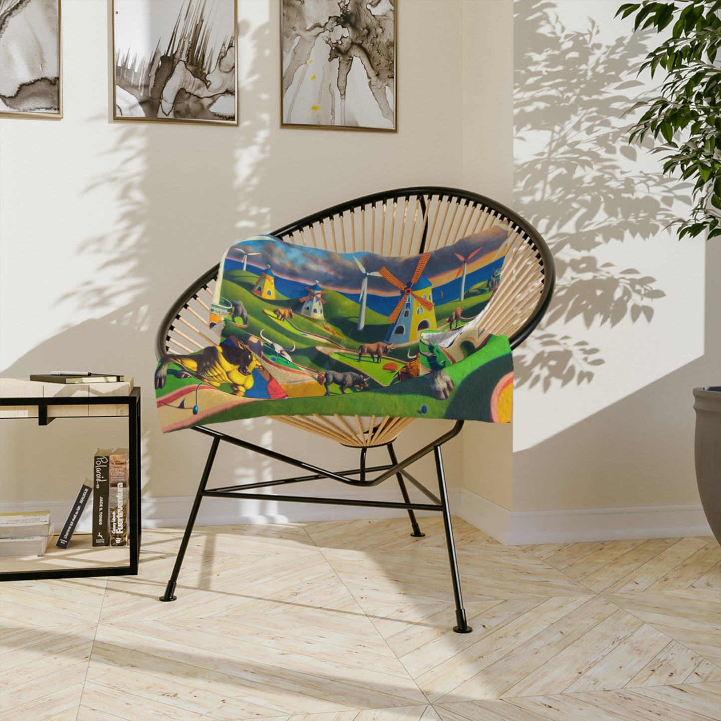 Mini-taur Golf Velveteen Microfiber Blanket