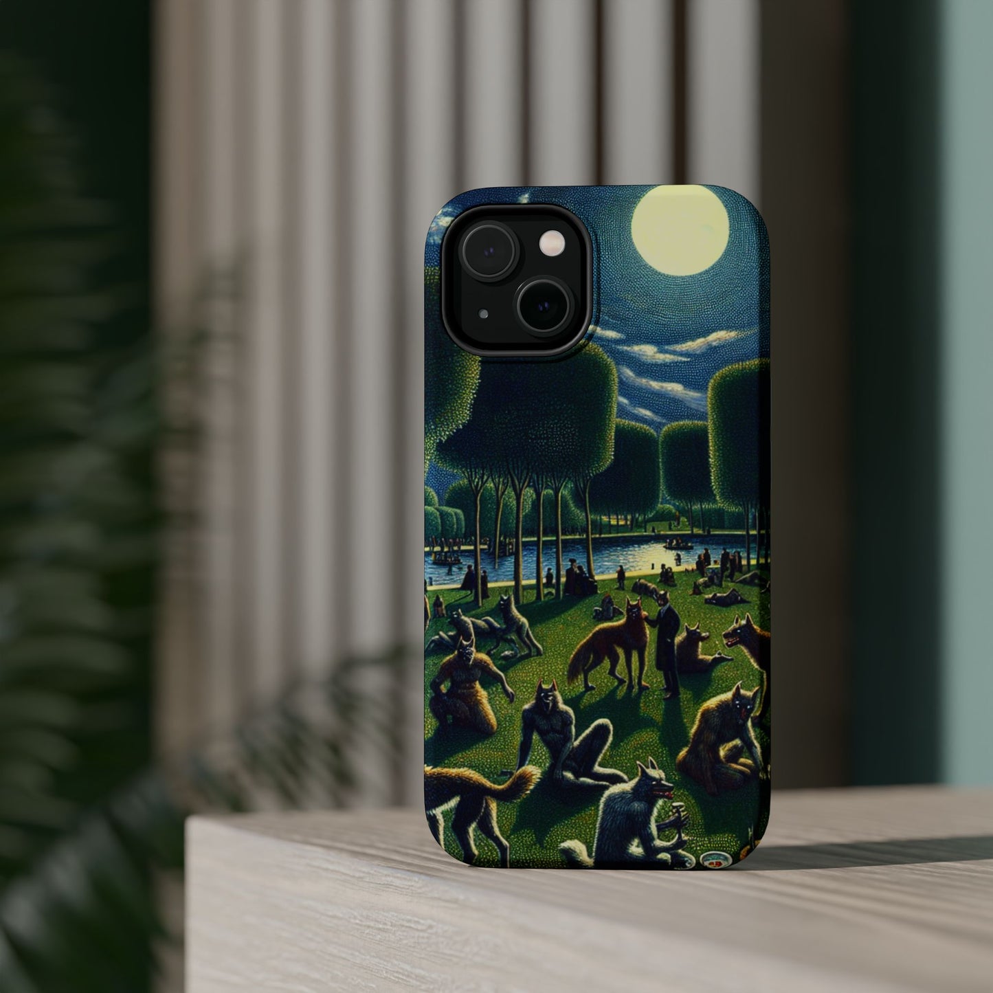 Werewolves at the Waterfront Magnetic iPhone Case