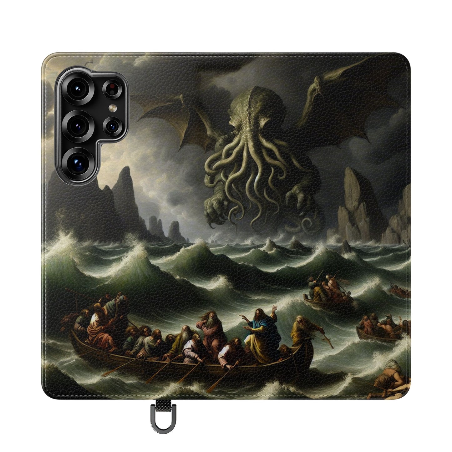 Cthulhu in the Storm Flip Cases for iPhones