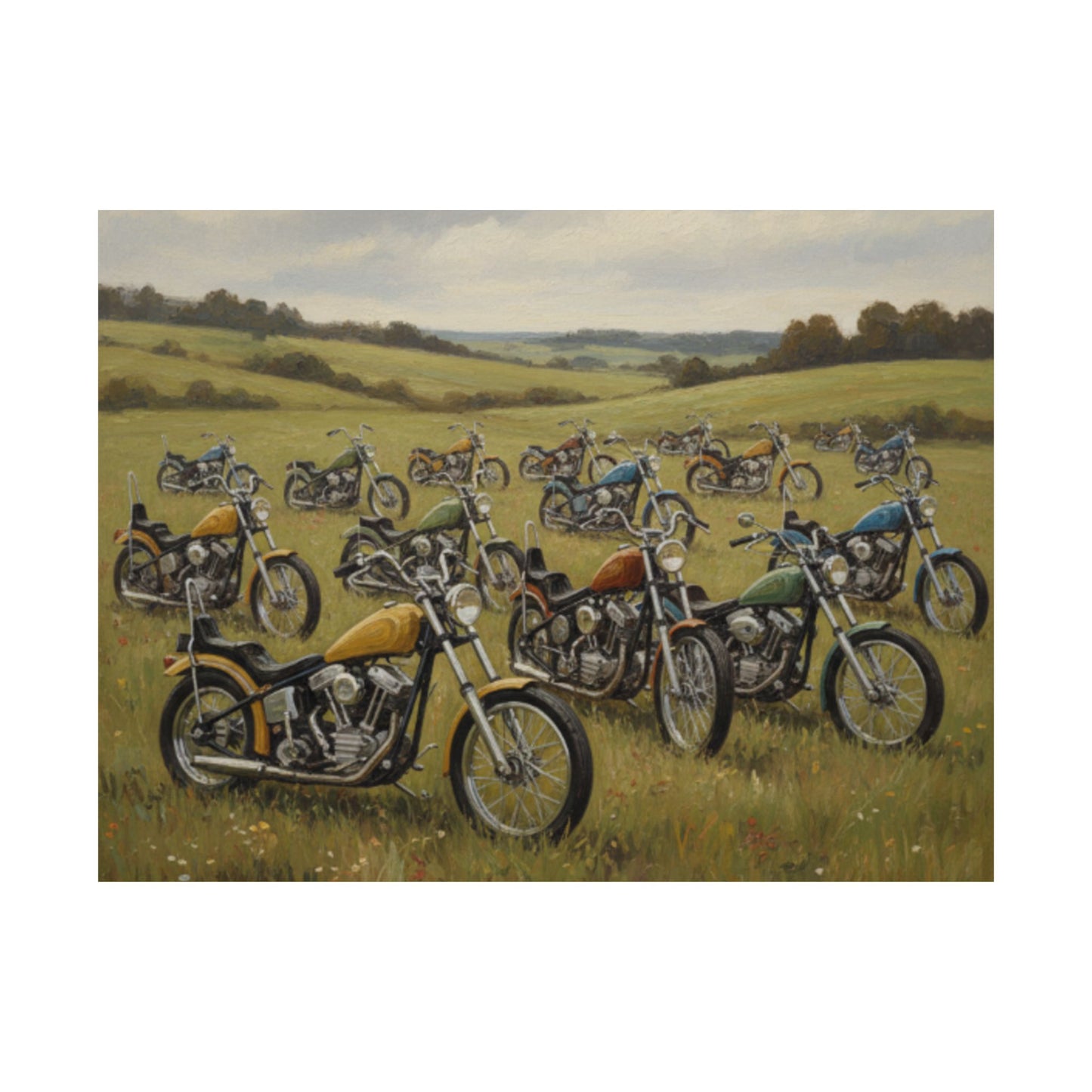 Wild Motorcycles Print