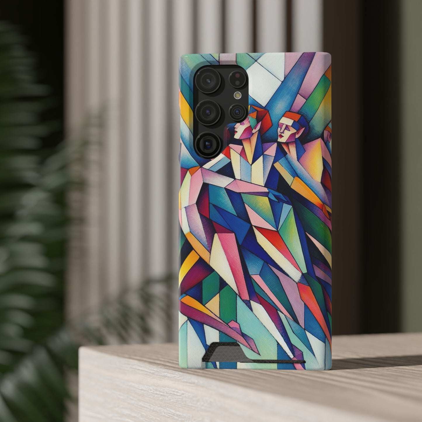 Picasso's Pixies Phone Case with Card Holder - GALAXY