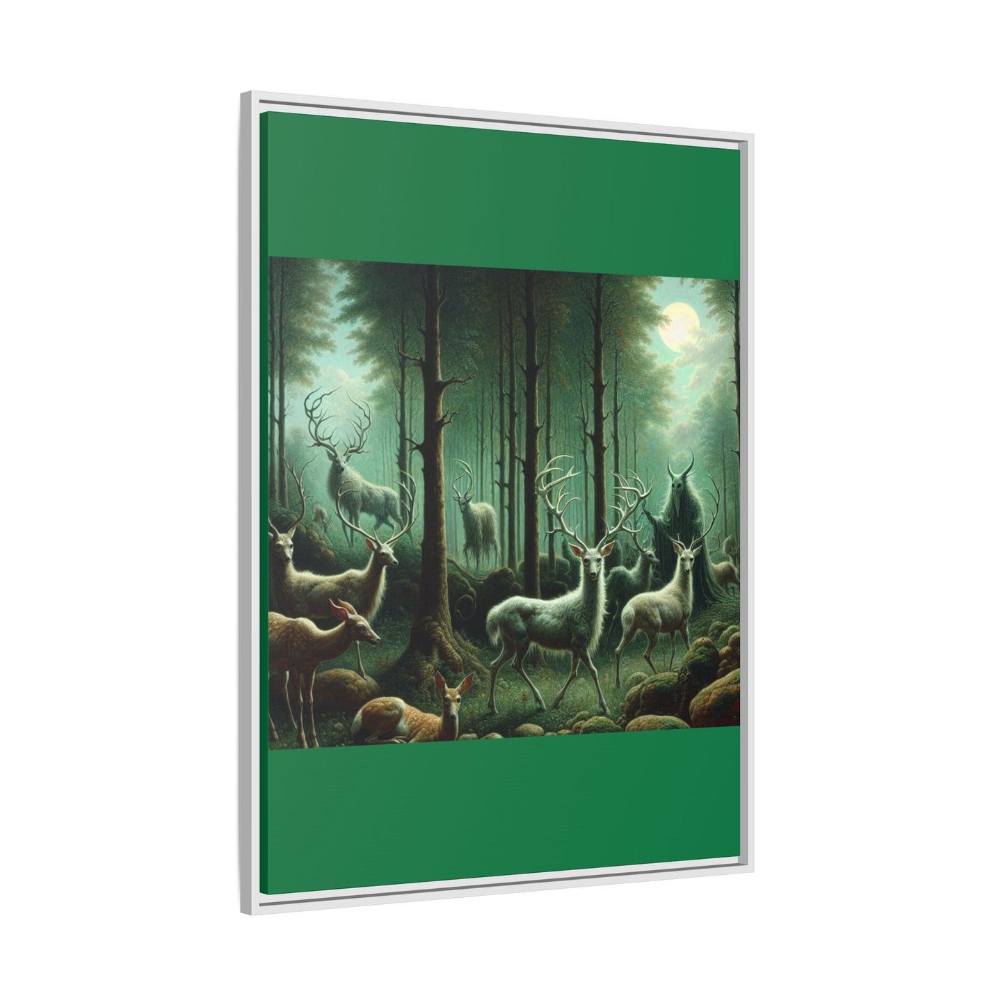 Wendigo Shepherd Canvas, Framed (Multi-color)