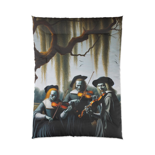 Vermeer's Vampire Violinists Comforter