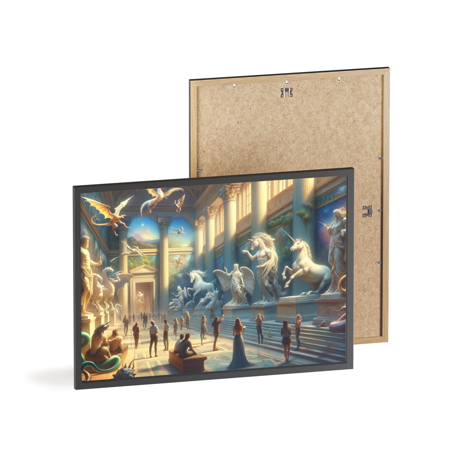 Framed Atlantis Atrium Poster