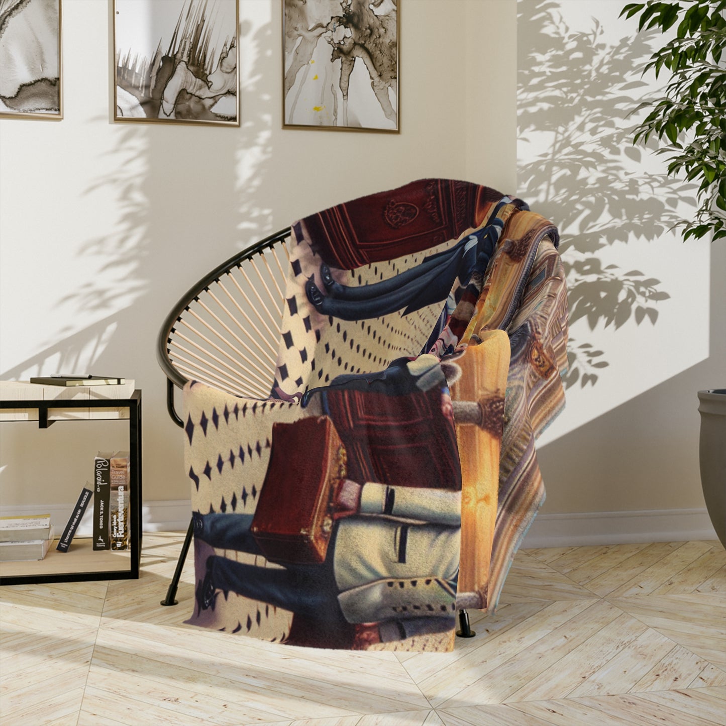 Hedgehog Hotel Velveteen Microfiber Blanket