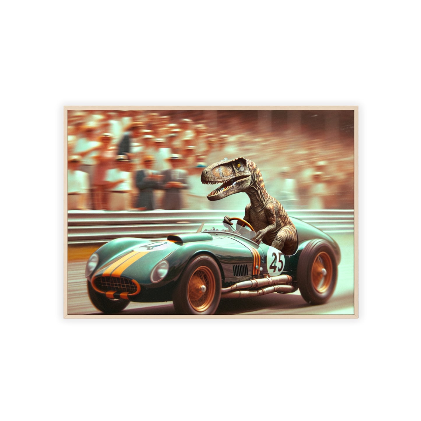 Framed Velocity Raptor Poster