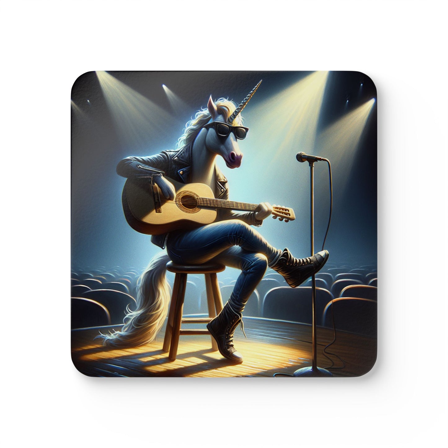 Unicorn Unplugged 4pc Coaster Set