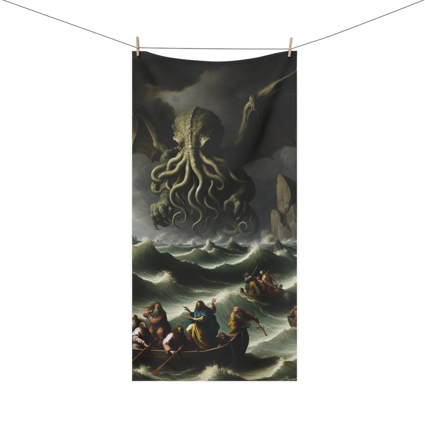 Cthulhu in the Storm Towel