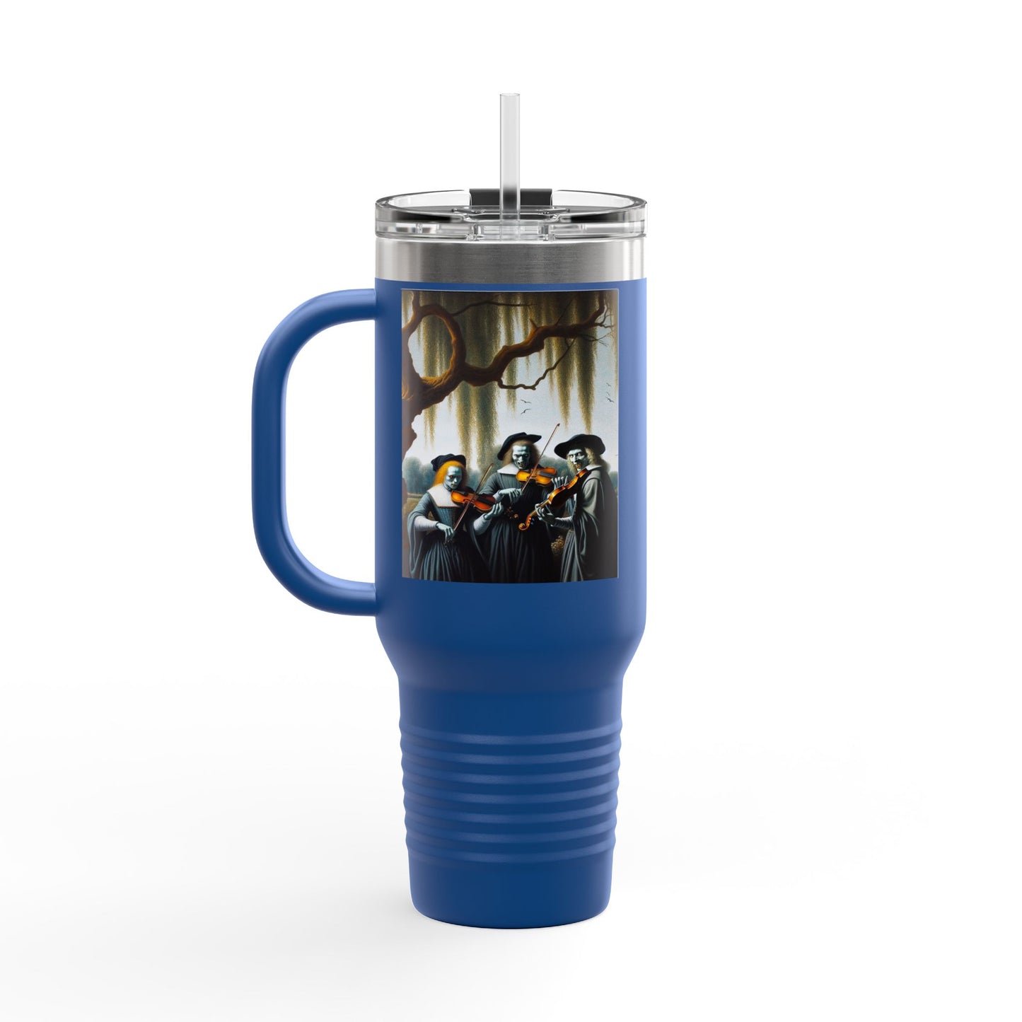 Vermeer's Vampire Violinists Insulated Travel Mug, 40oz