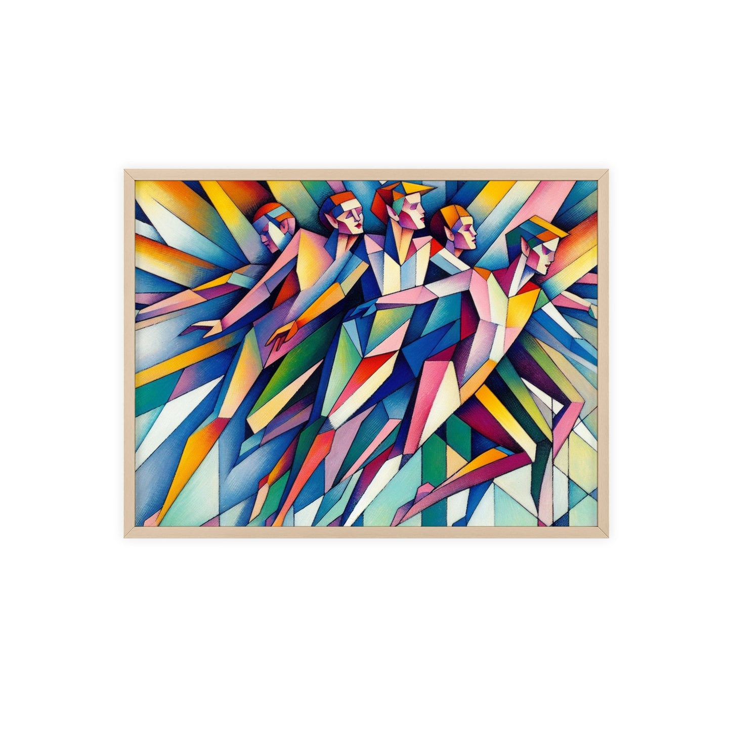 Framed Picasso's Pixies Poster