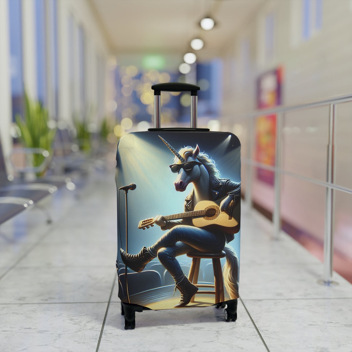 Unicorn Unplugged Luggage Cover