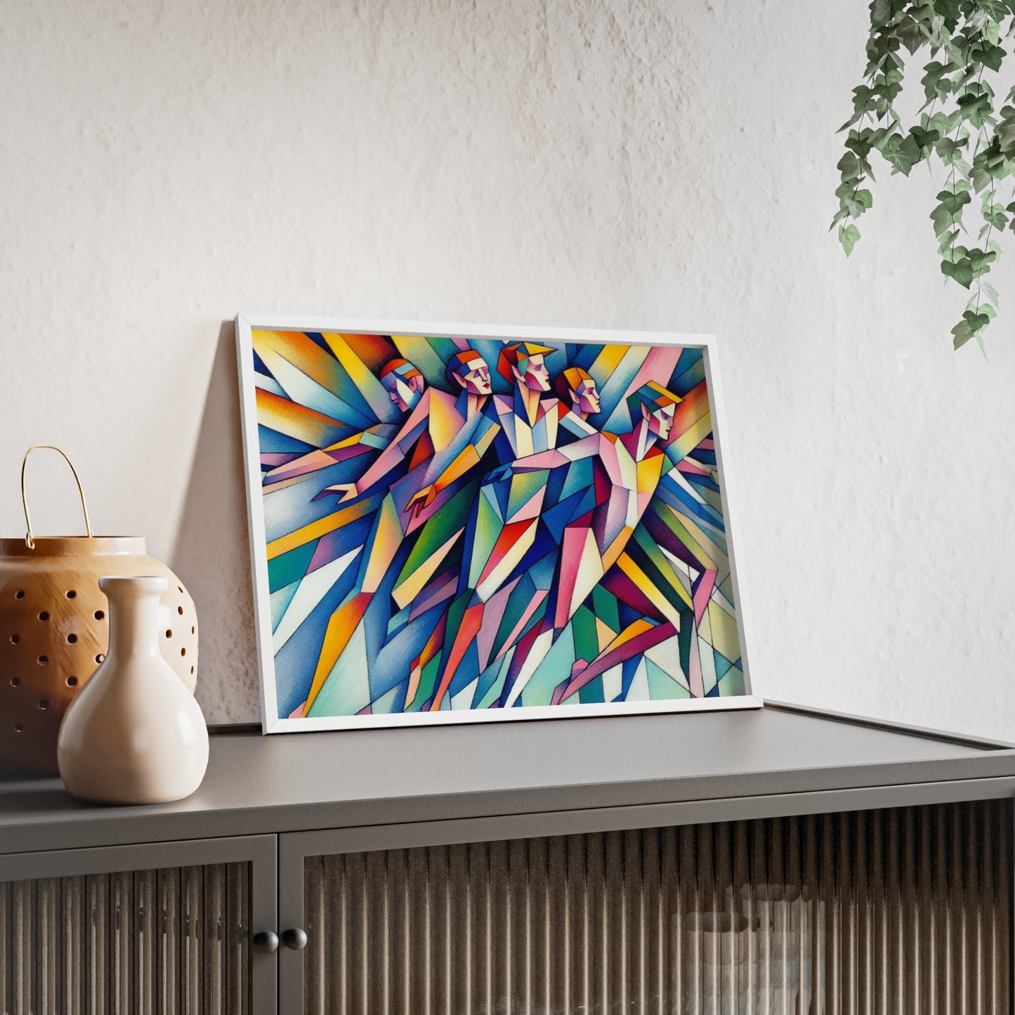 Framed Picasso's Pixies Poster