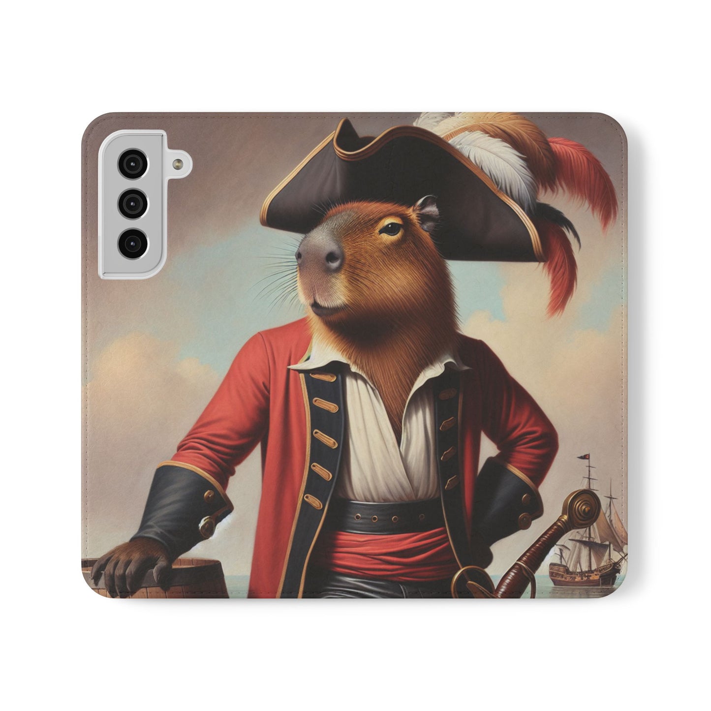 Captain Capybara Flip Case - iPhone/Galaxy