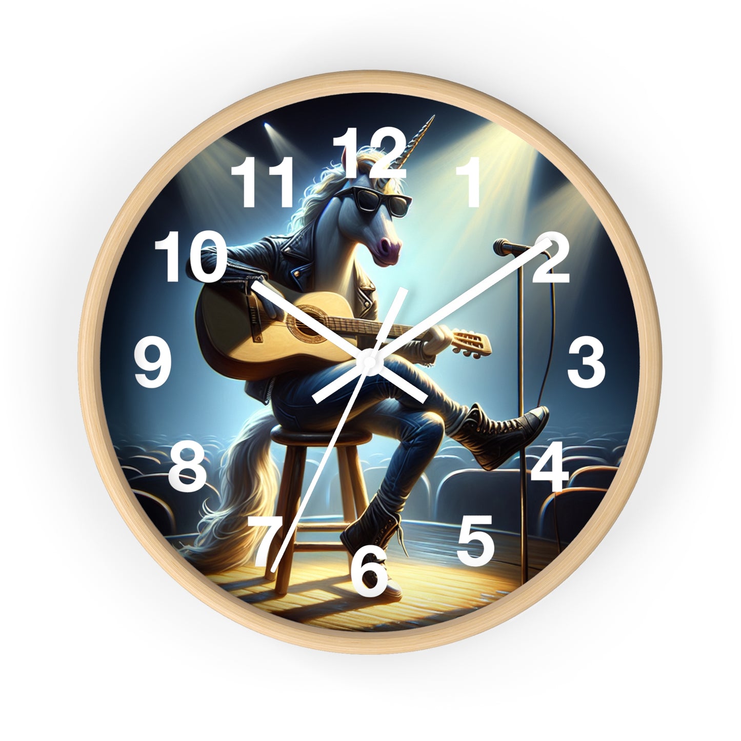 Unicorn Unplugged Wall Clock