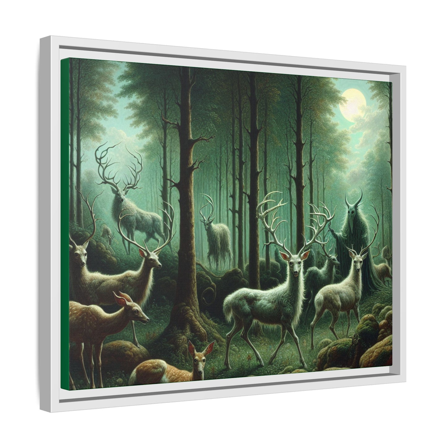 Wendigo Shepherd Canvas, Framed (Multi-color)