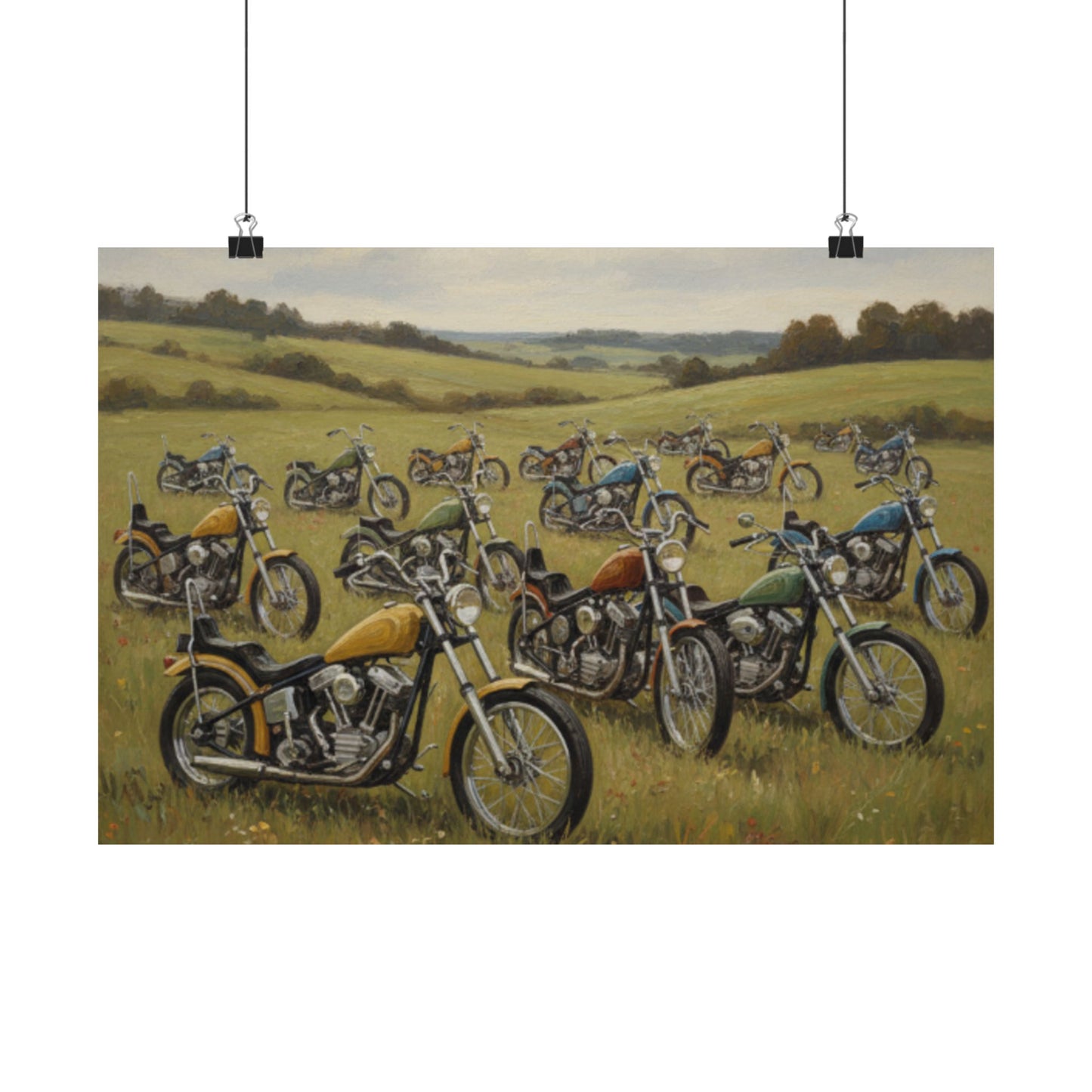 Wild Motorcycles Print