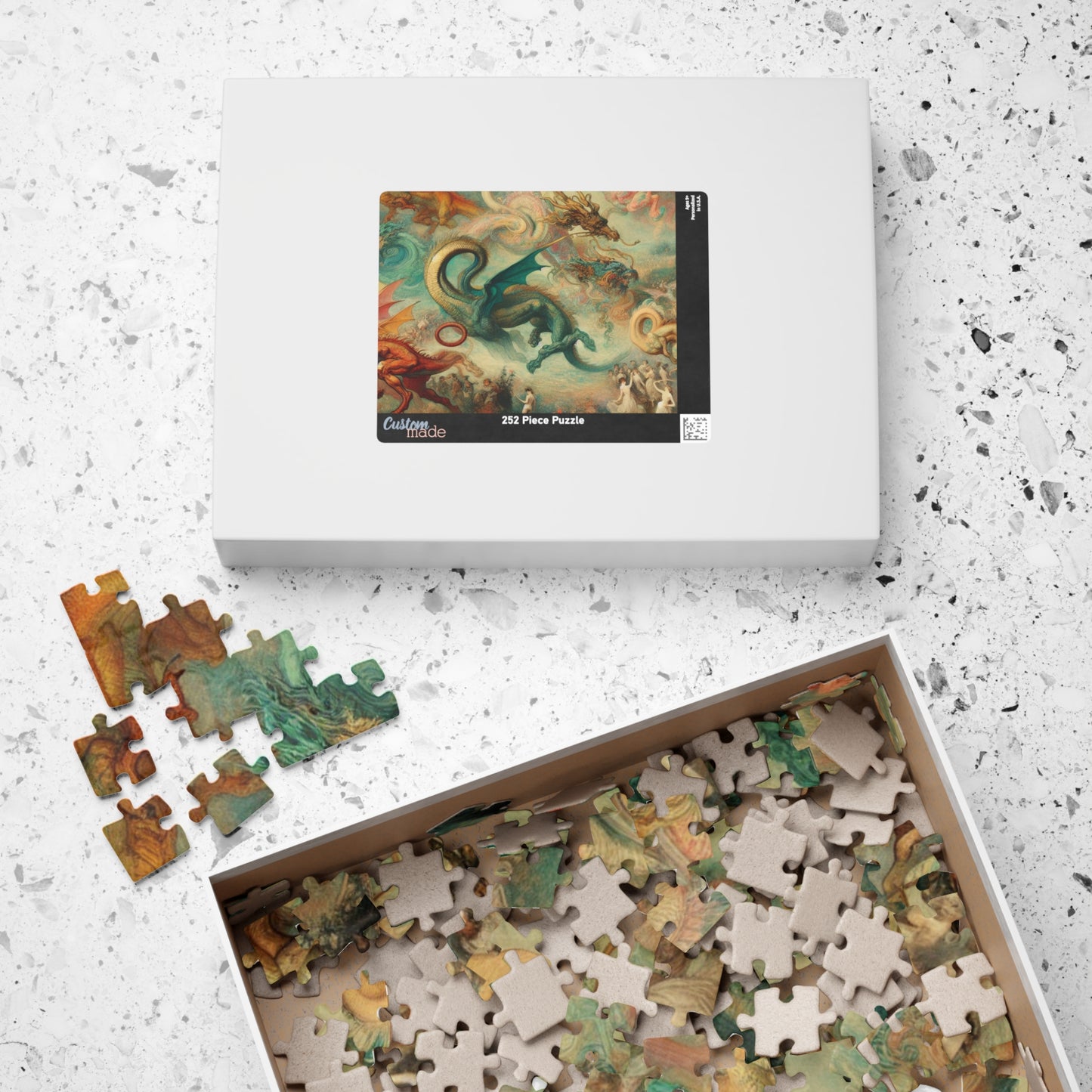 Degas Dreams of Dragons Puzzle (110, 252, 520, 1014-piece)
