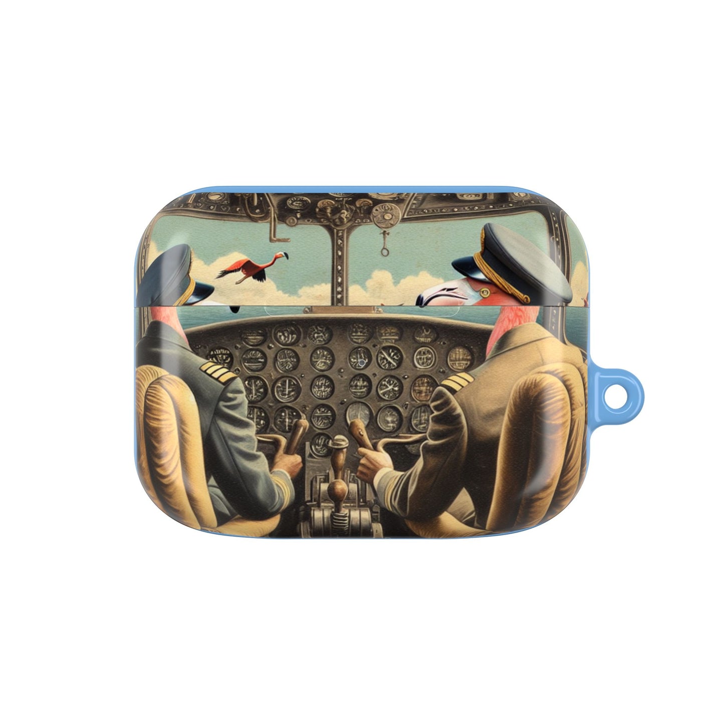 Flamingo Flight Deck AirPod Cases
