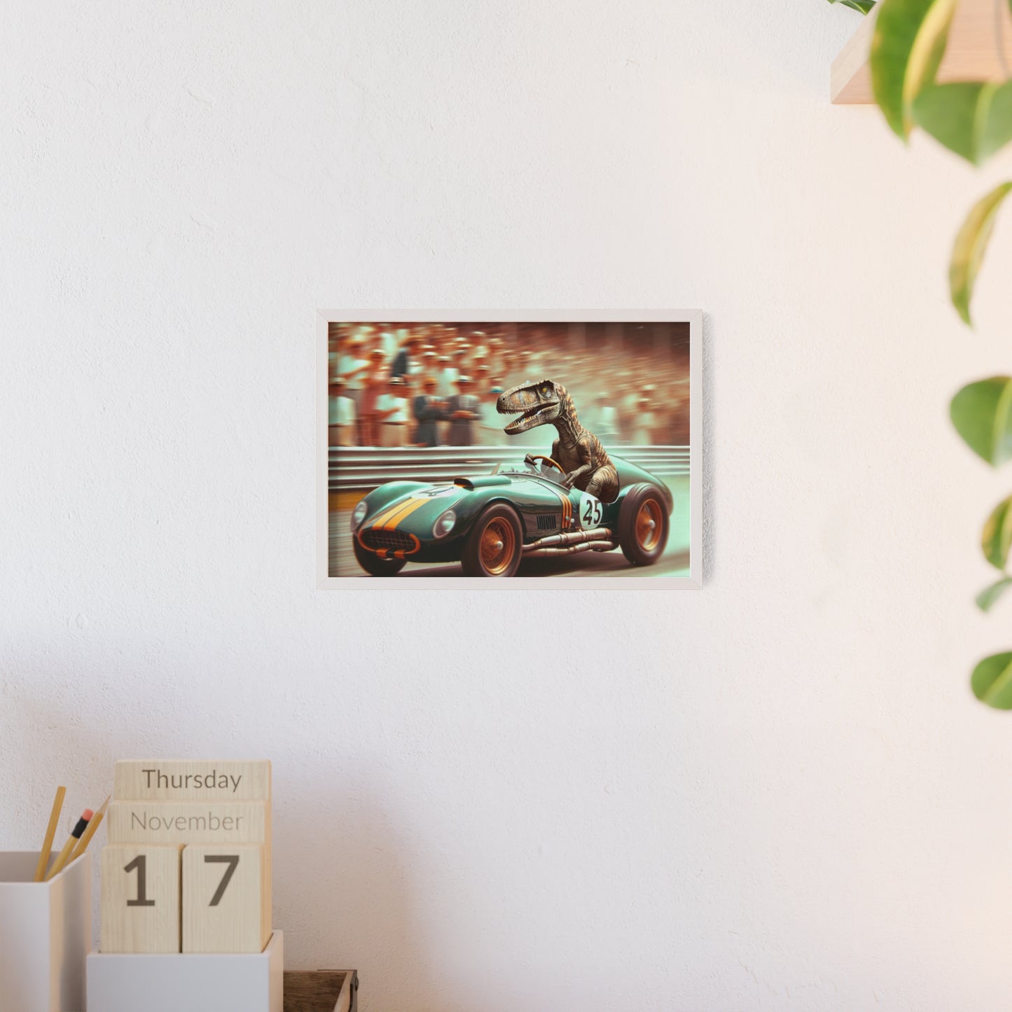 Framed Velocity Raptor Poster