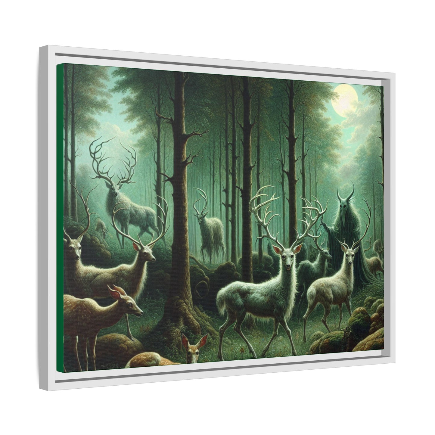 Wendigo Shepherd Canvas, Framed (Multi-color)