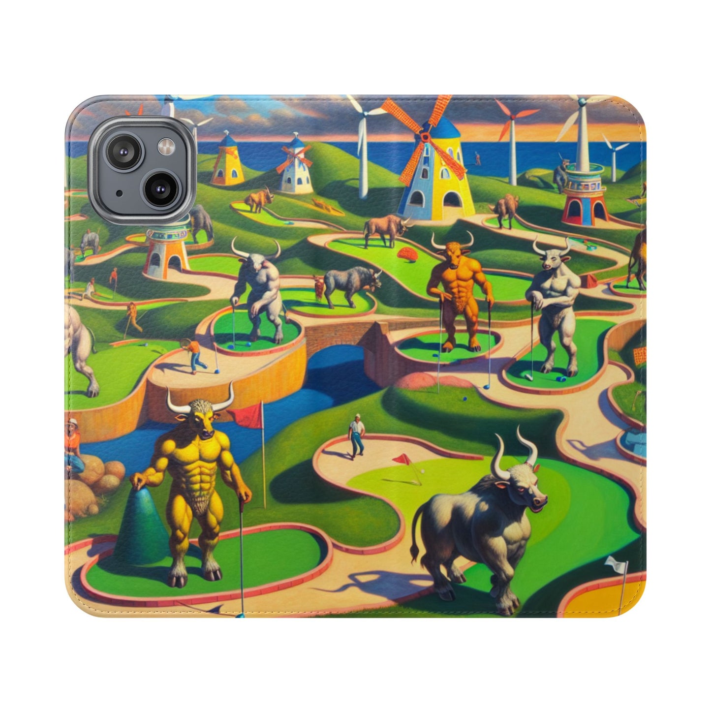 Mini-taur Golf Flip Case - iPhone/Galaxy