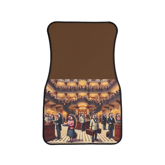 Hedgehog Hotel Car Floor Mat