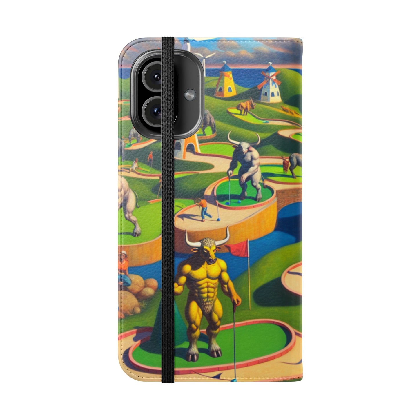 Mini-taur Golf Flip Case - iPhone/Galaxy
