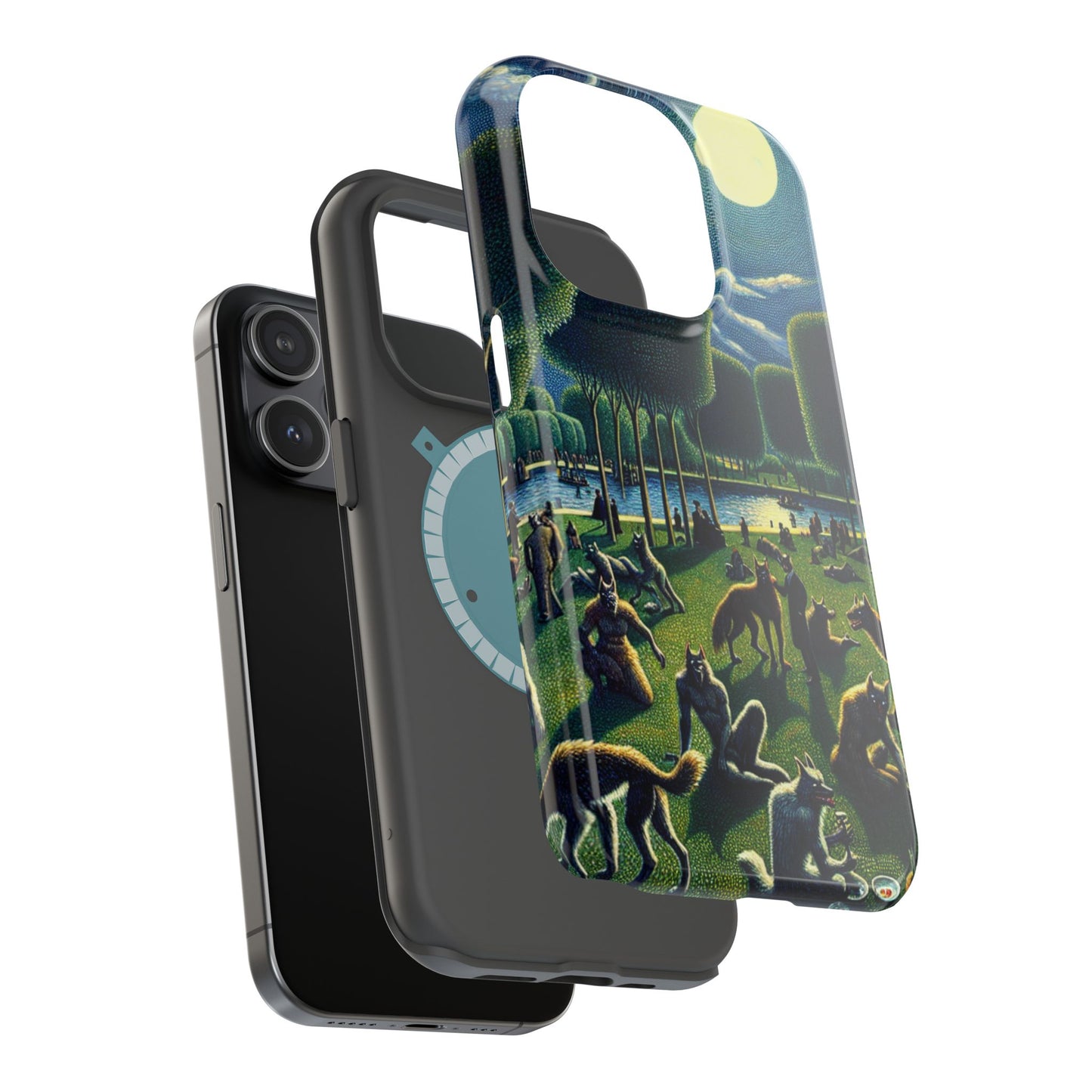 Werewolves at the Waterfront Magnetic iPhone Case