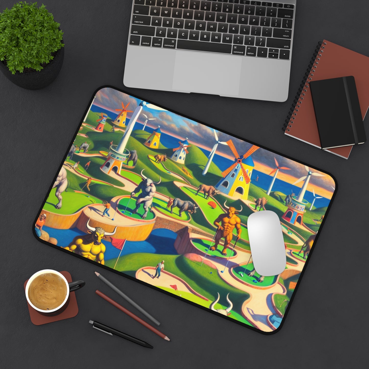 Mini-taur Golf Desk Mat