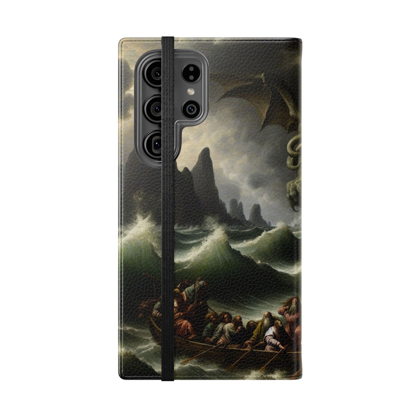 Cthulhu in the Storm Flip Cases for iPhones