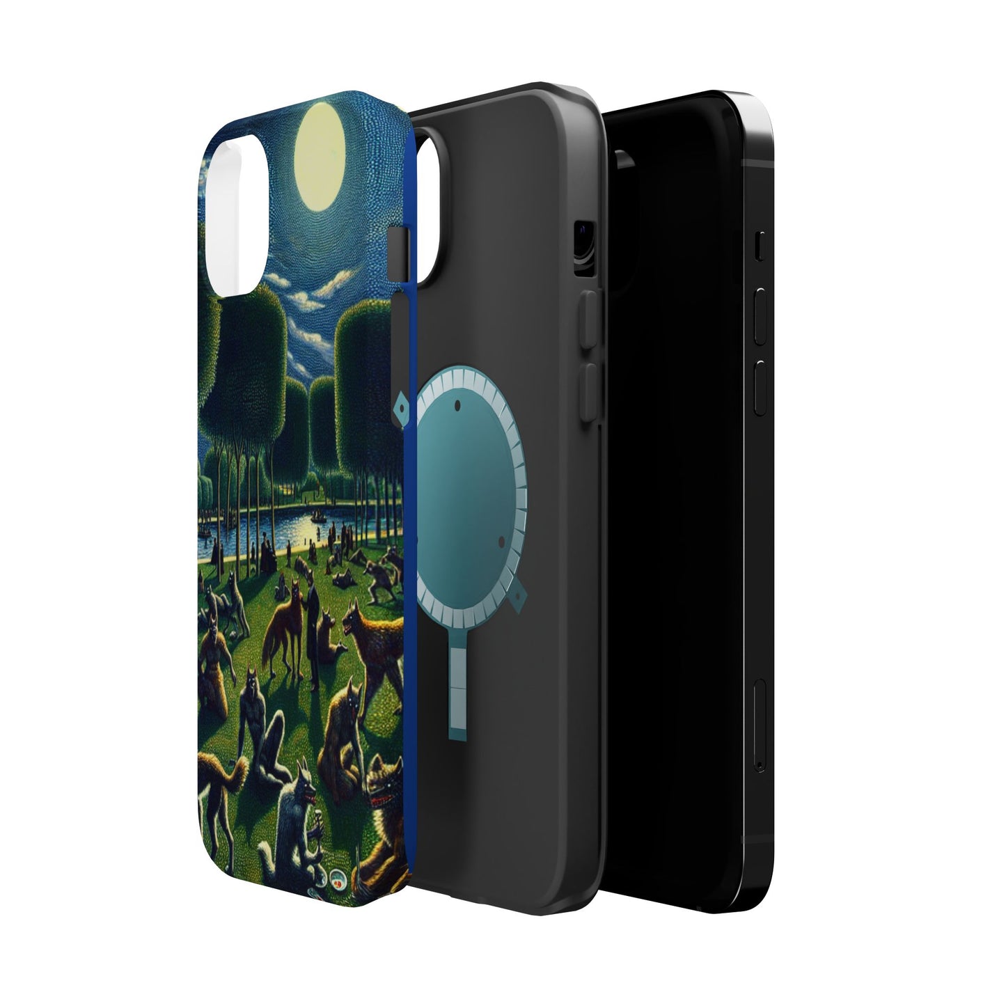 Werewolves at the Waterfront Magnetic iPhone Case