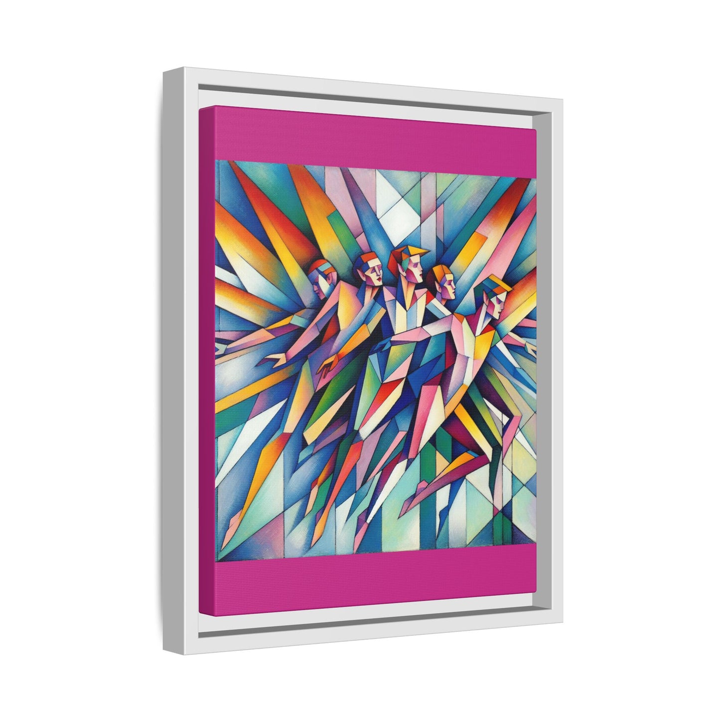 Picasso's Pixies Canvas, Framed (Multi-color)