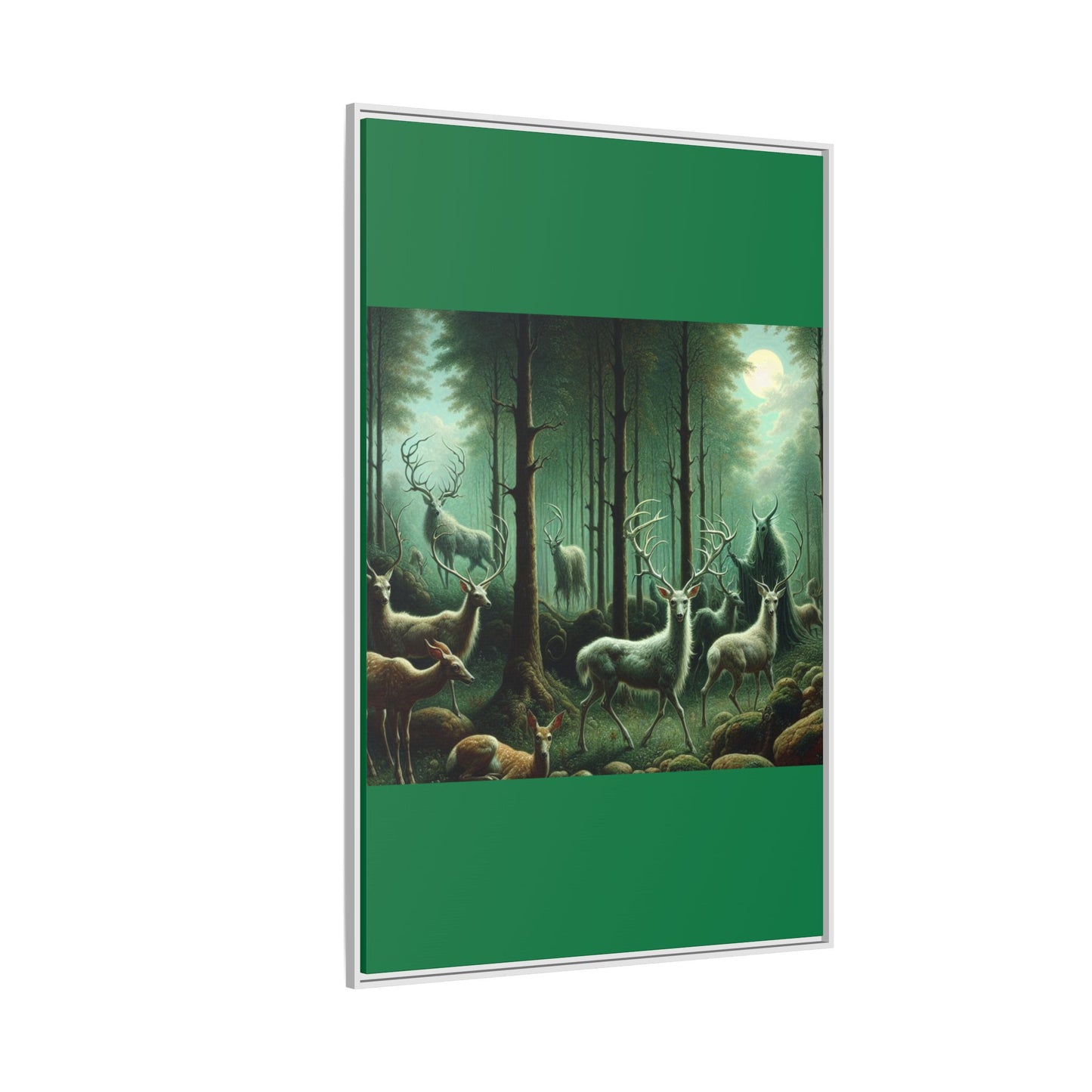 Wendigo Shepherd Canvas, Framed (Multi-color)