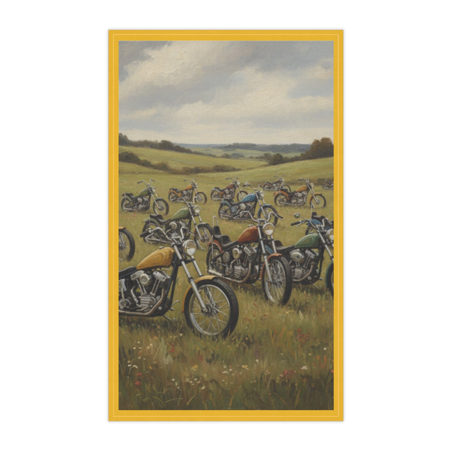 Wild Motorcycles Tea Towels
