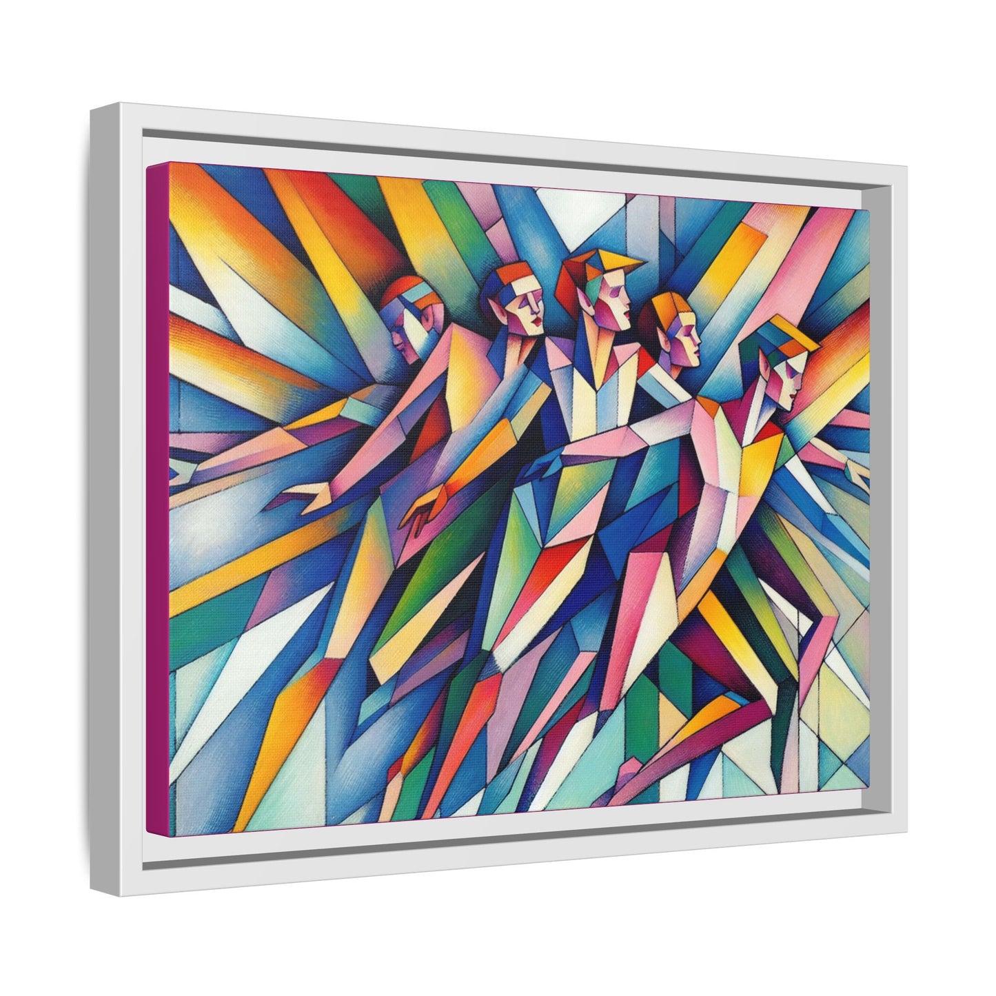 Picasso's Pixies Canvas, Framed (Multi-color)