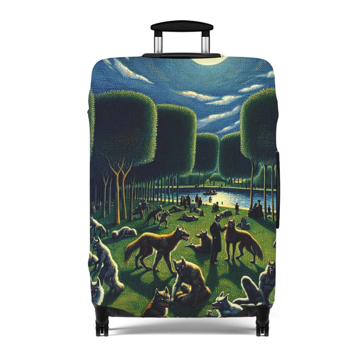 Werewolves at the Waterfront Luggage Cover