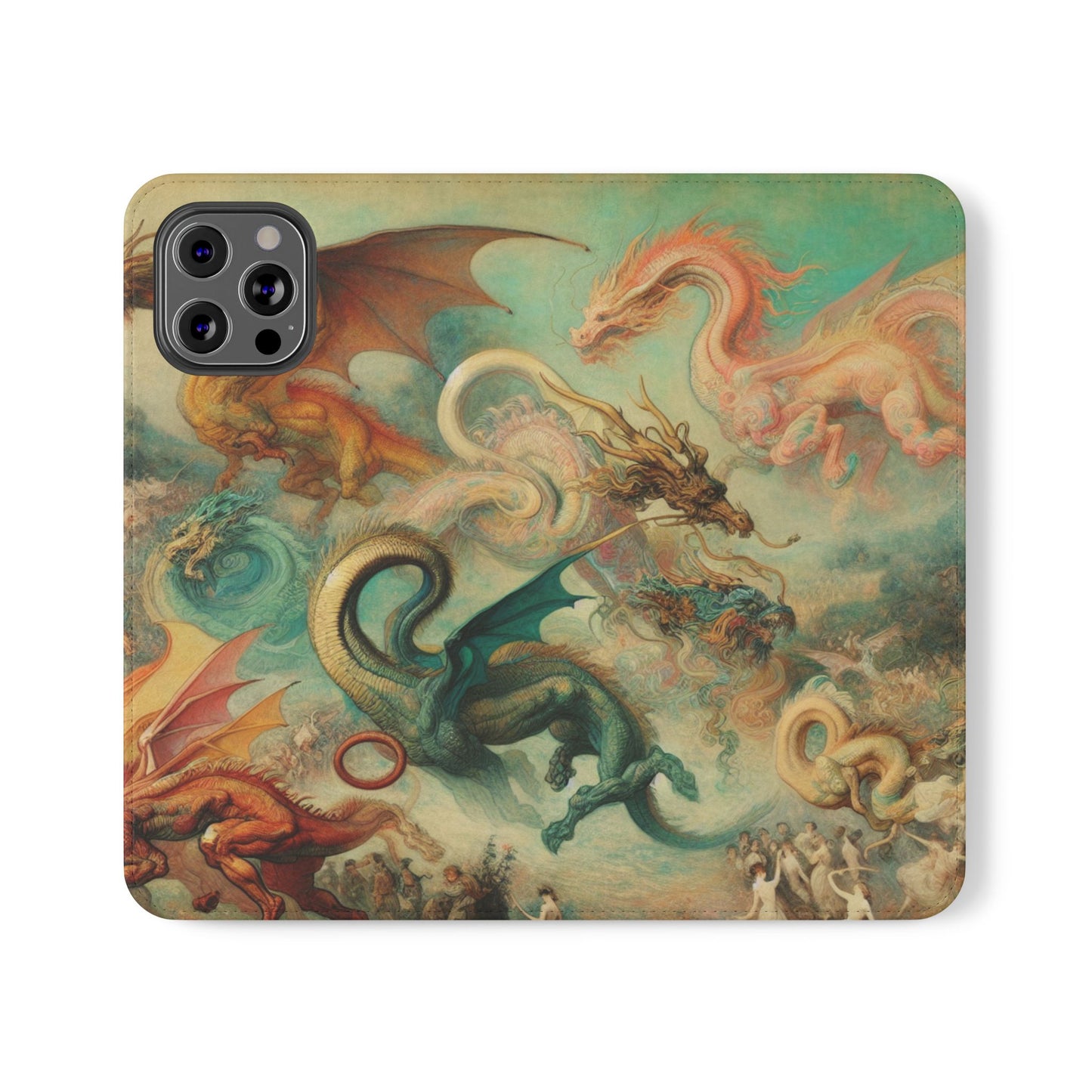 Degas Dreams of Dragons Flip Cases for iPhones
