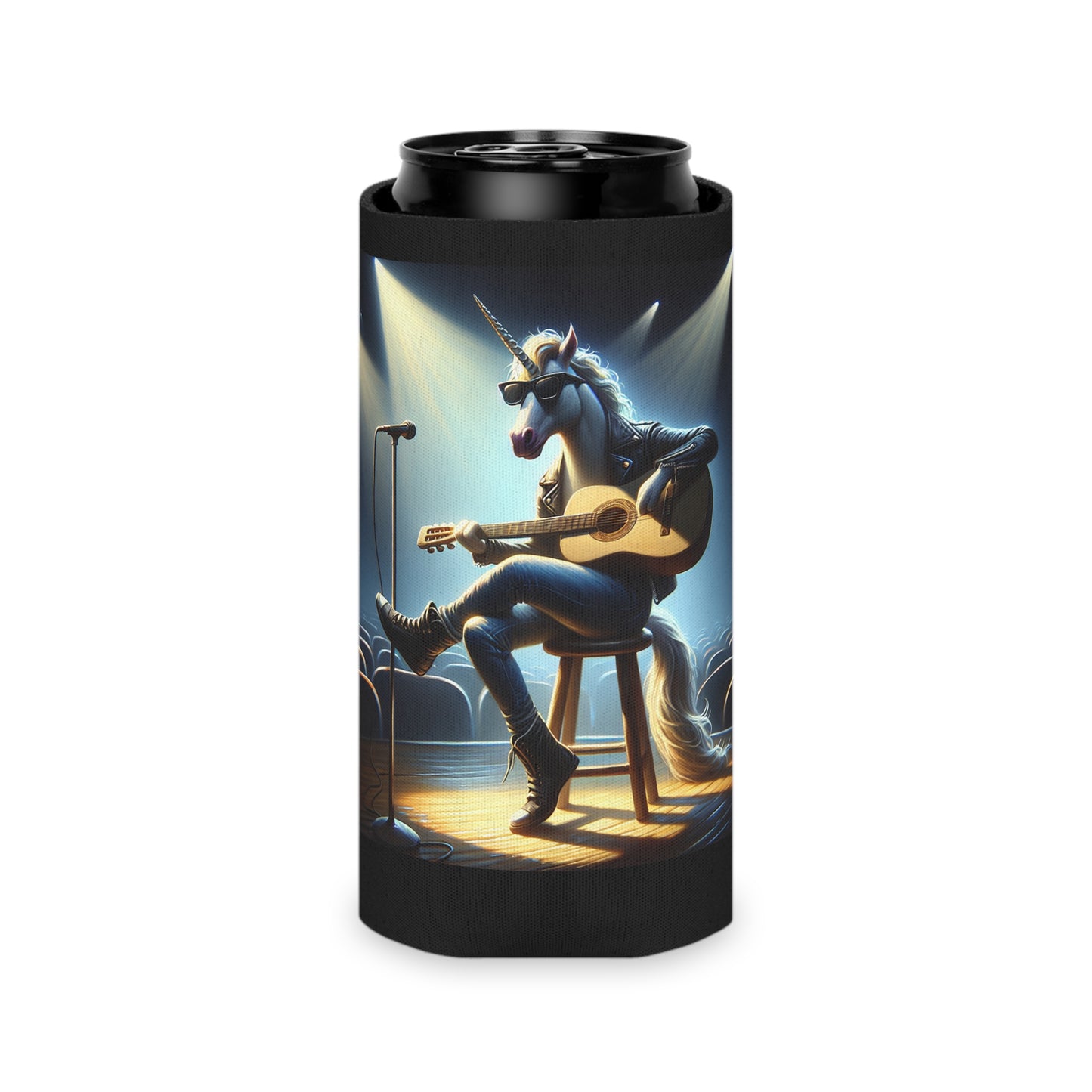 Unicorn Unplugged Can Cooler
