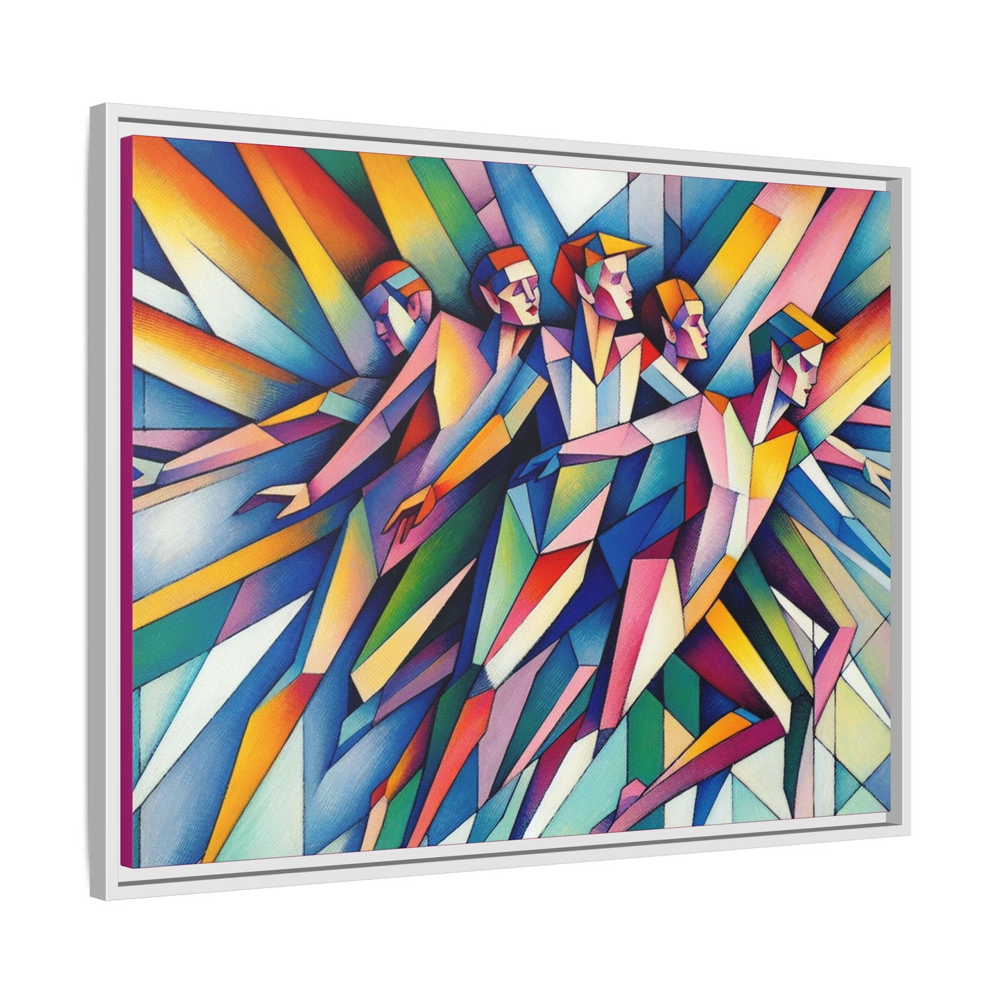 Picasso's Pixies Canvas, Framed (Multi-color)