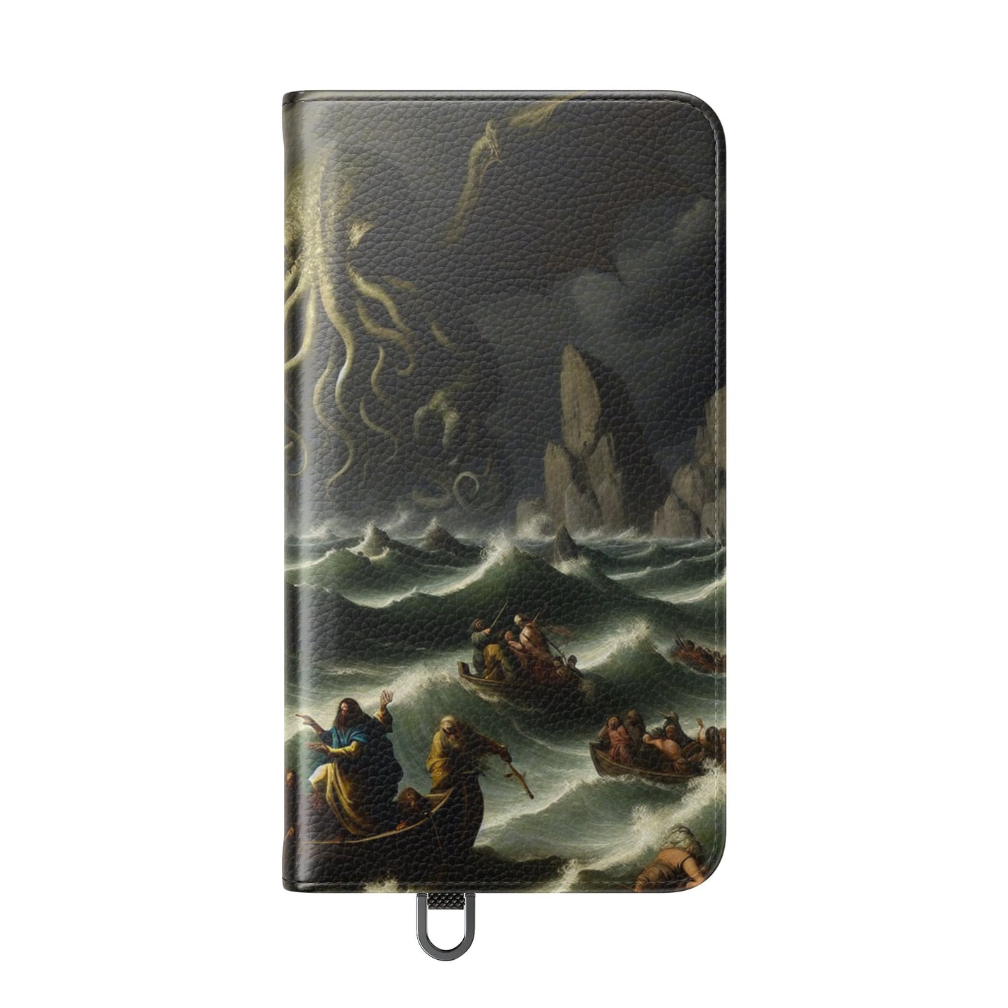 Cthulhu in the Storm Flip Cases for iPhones