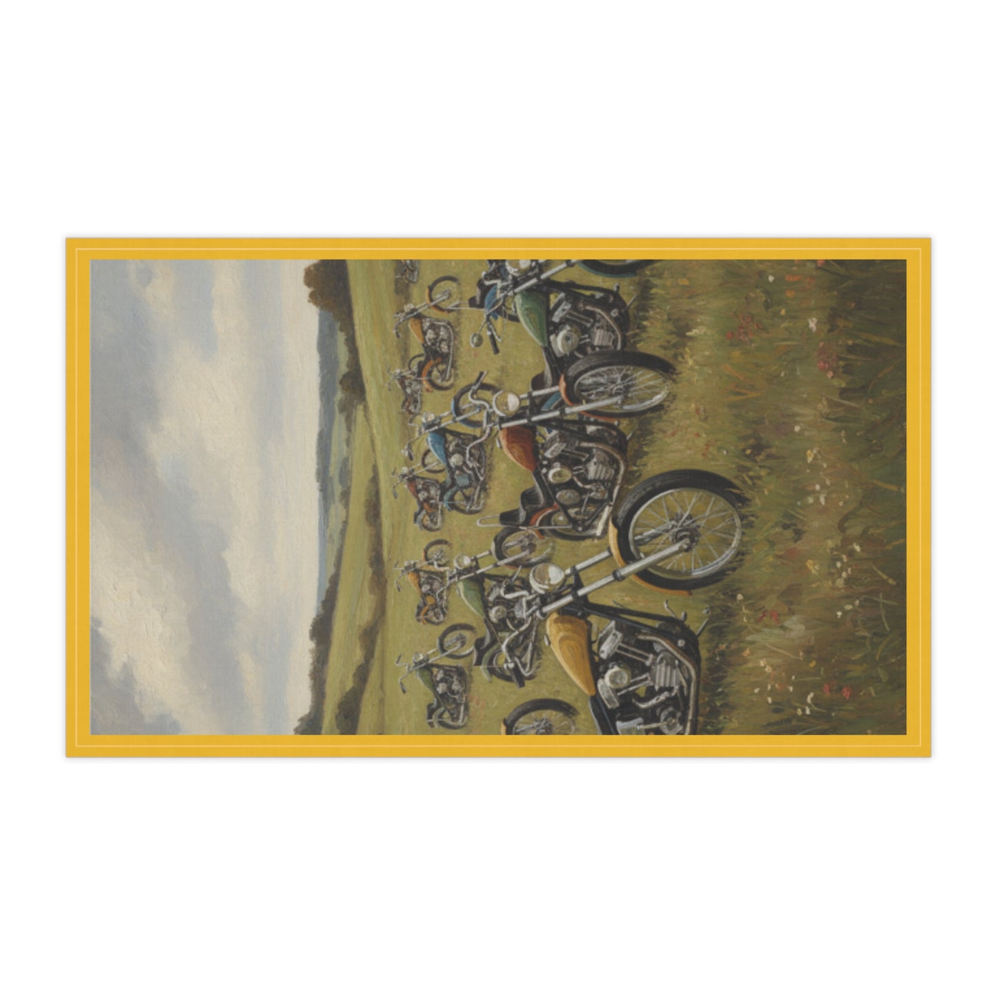 Wild Motorcycles Tea Towels
