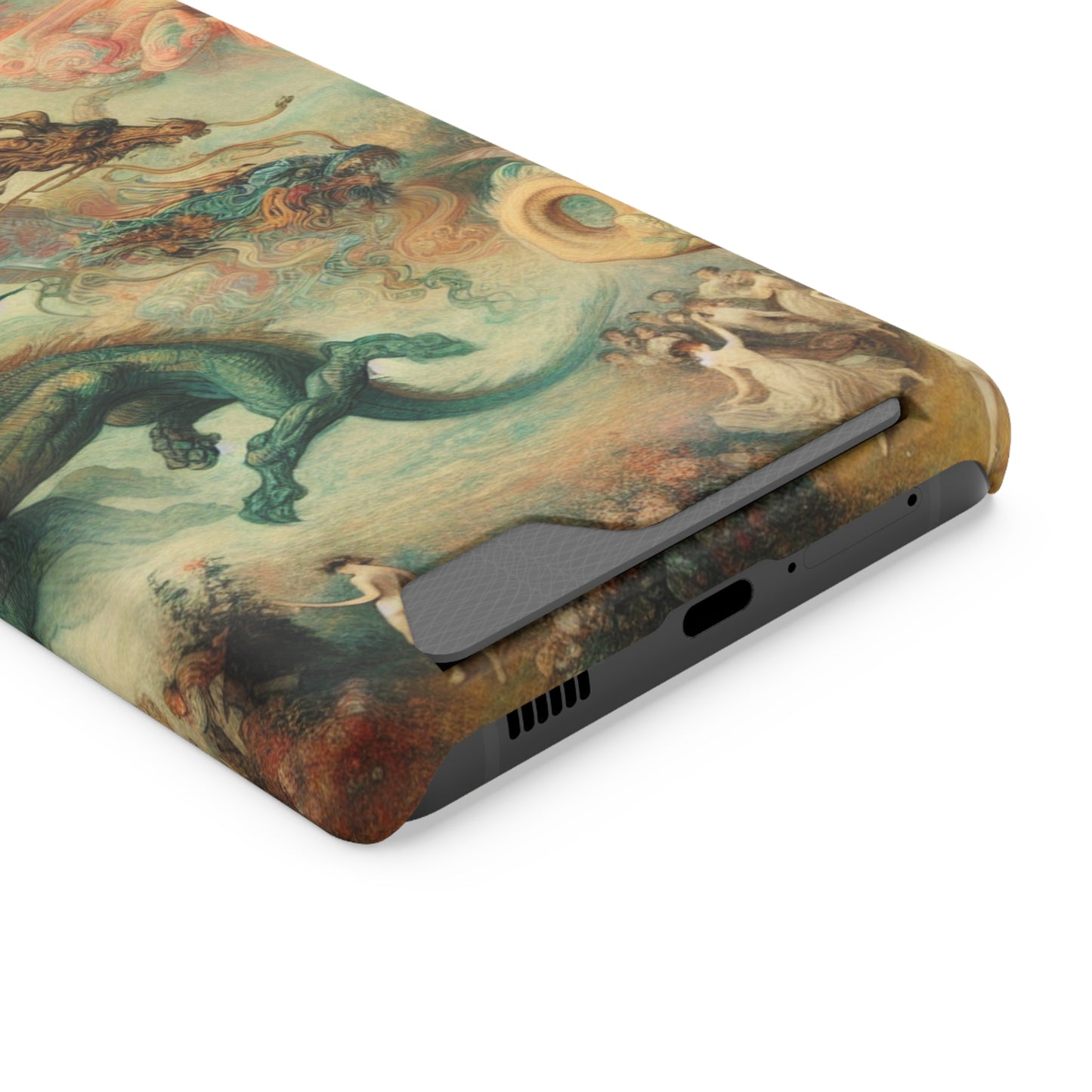 Degas Dreams of Dragons Phone Case with Card Holder - GALAXY