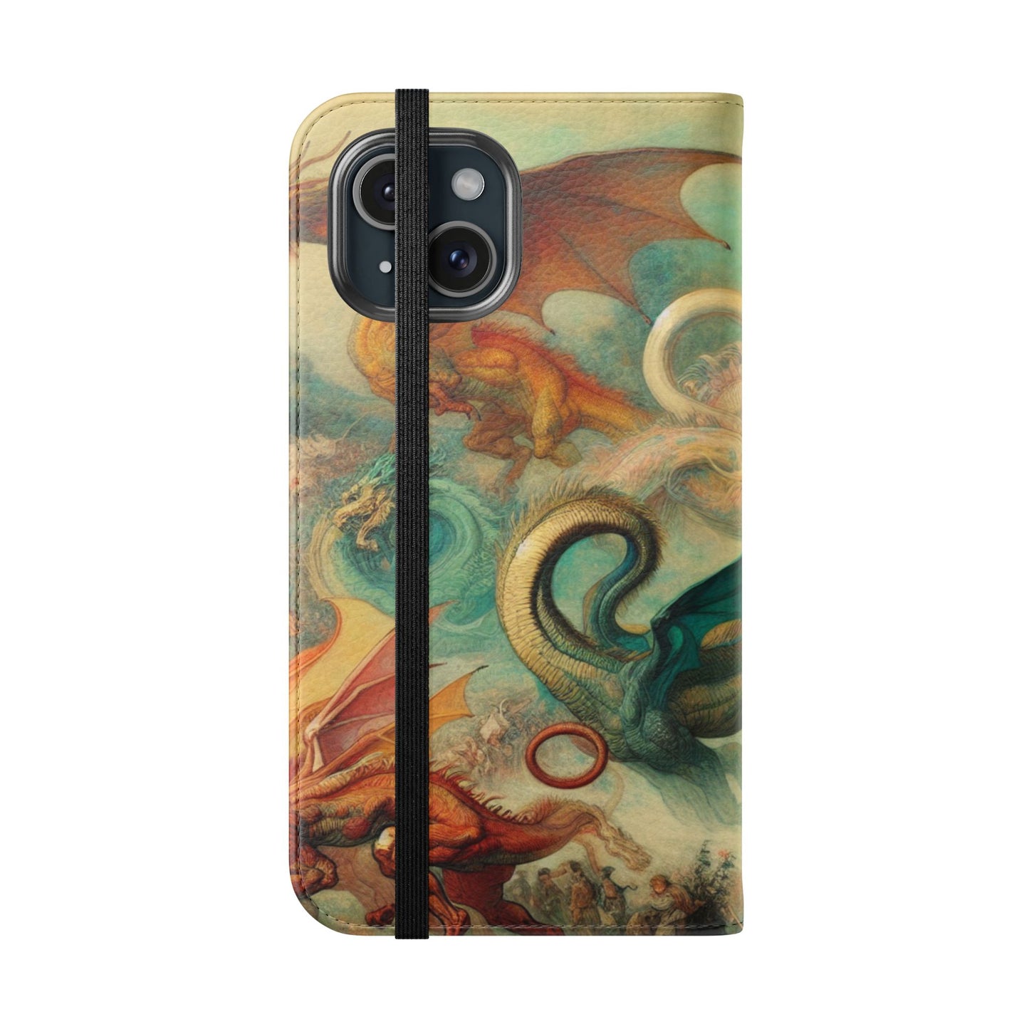 Degas Dreams of Dragons Flip Cases for iPhones