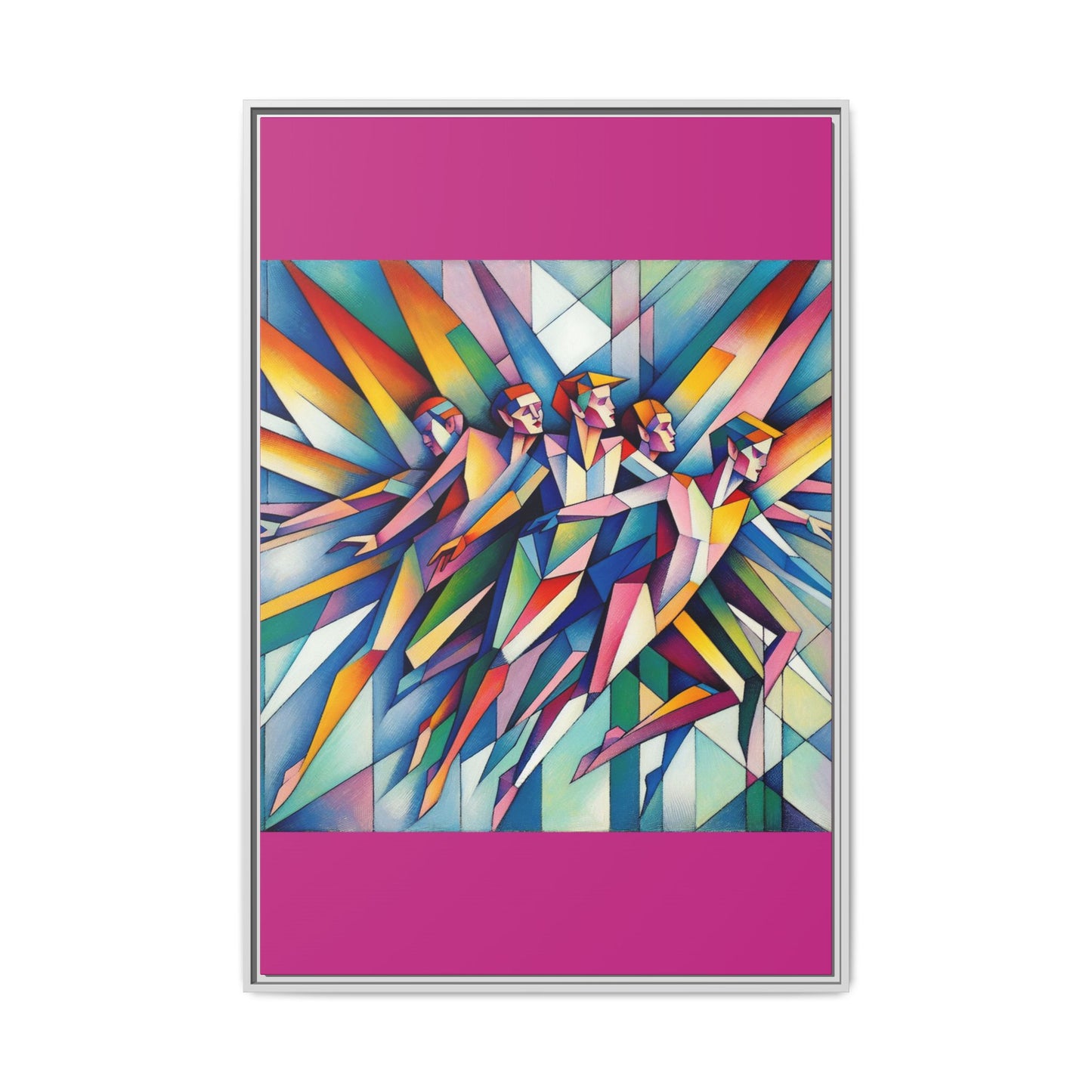 Picasso's Pixies Canvas, Framed (Multi-color)