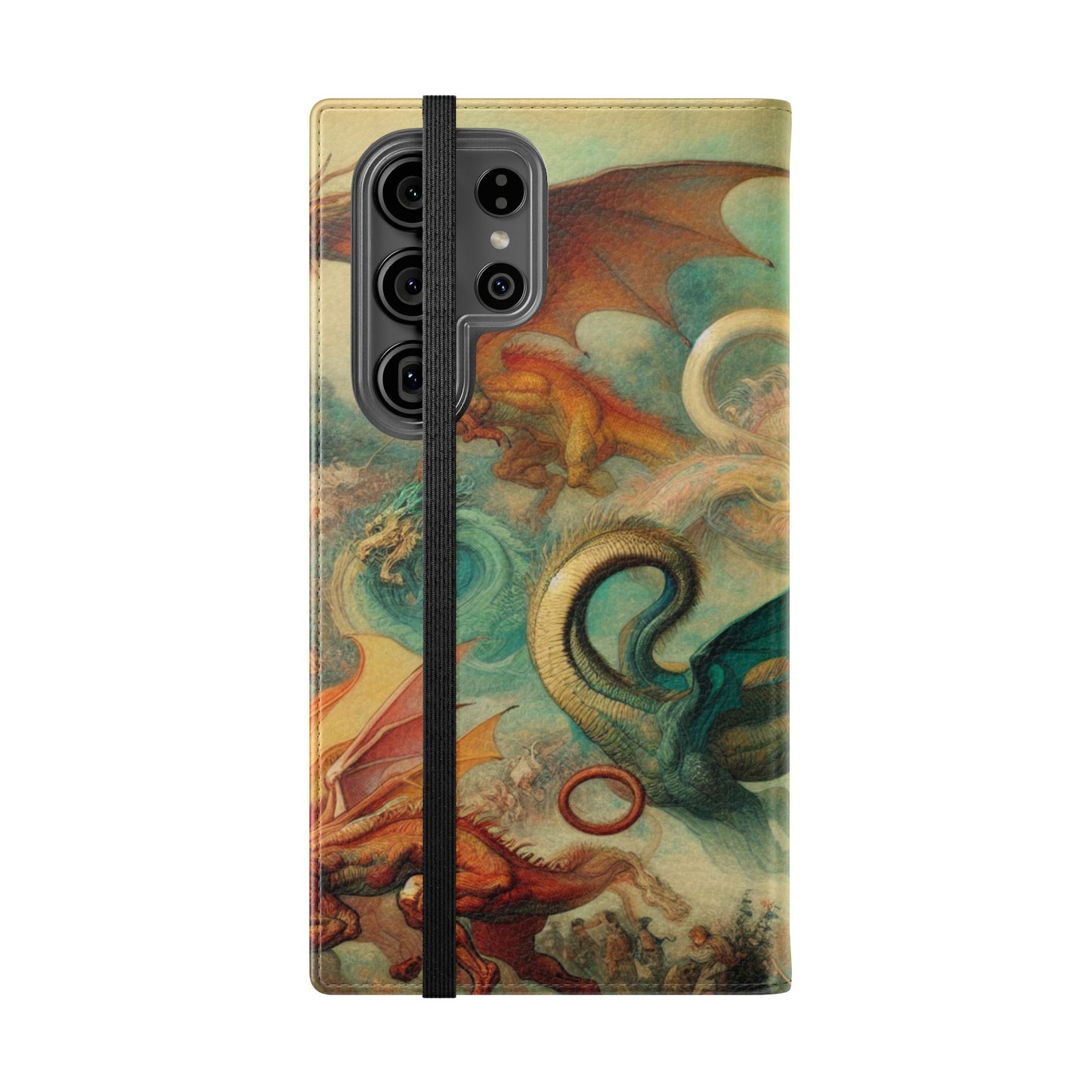 Degas Dreams of Dragons Flip Cases for iPhones