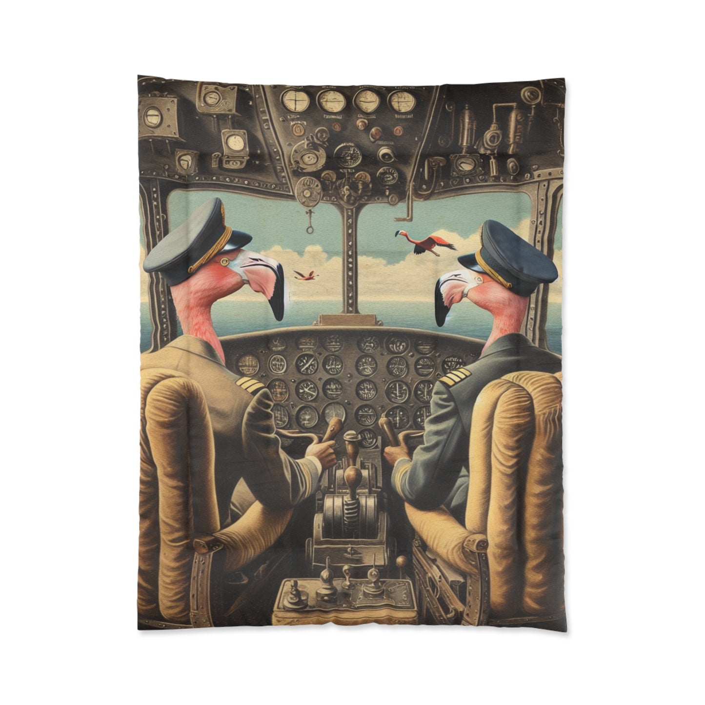 Flamingo Flight Deck Comforter