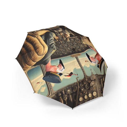 Flamingo Flight Deck Semi-Automatic Foldable Umbrella