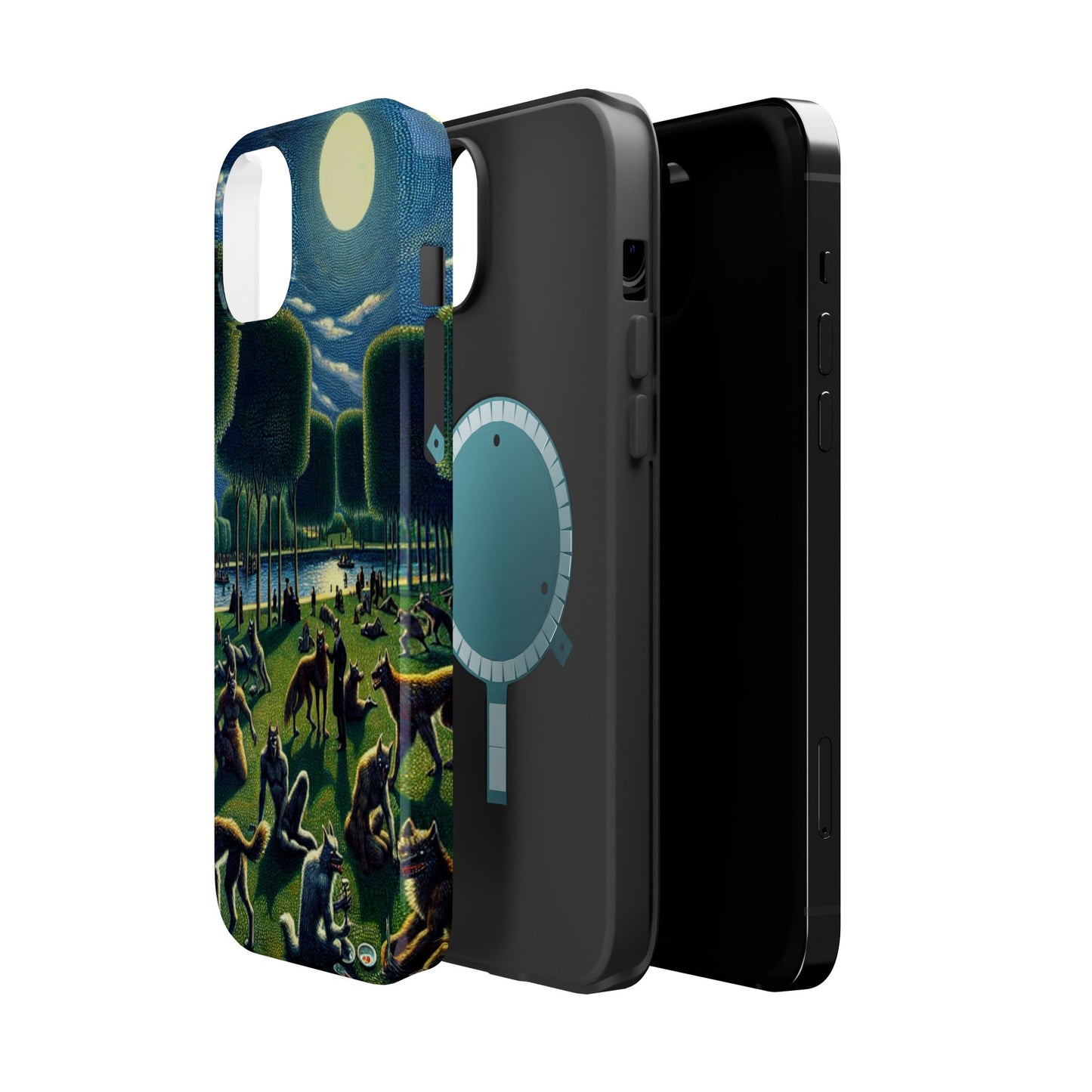 Werewolves at the Waterfront Magnetic iPhone Case