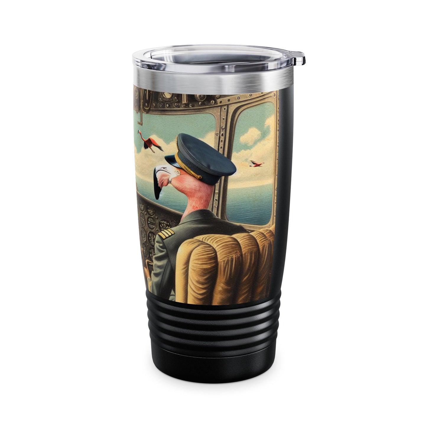 Flamingo Flight Deck Ringneck Tumbler | 20oz