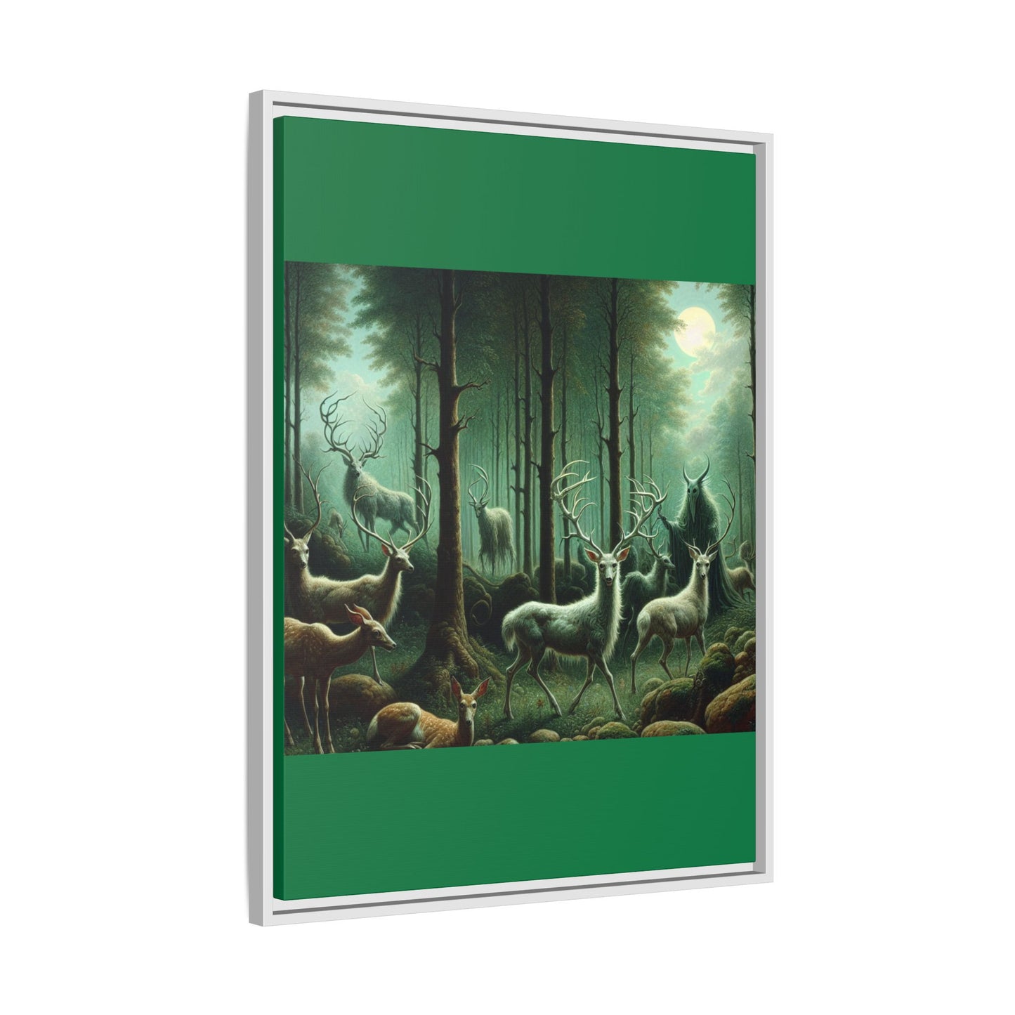 Wendigo Shepherd Canvas, Framed (Multi-color)